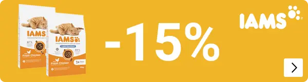 Iams grootverpakkingen kat 15%