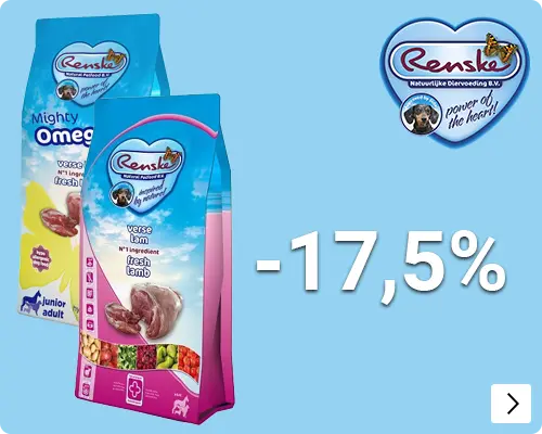 RENSKE 25% korting DOG