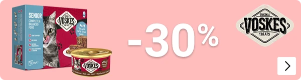 VOSKES natvoer kat 20% korting CAT