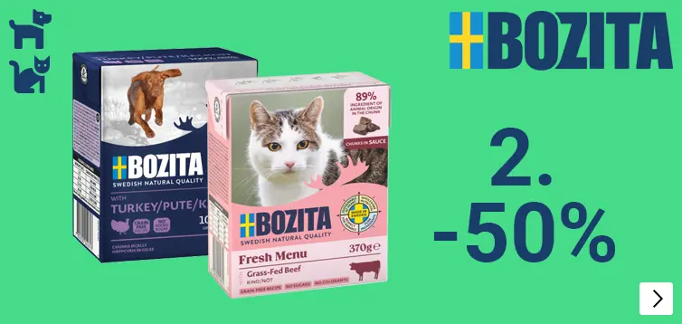 BOZITA HOND EN KAT 2e halve prijs DOG CAT