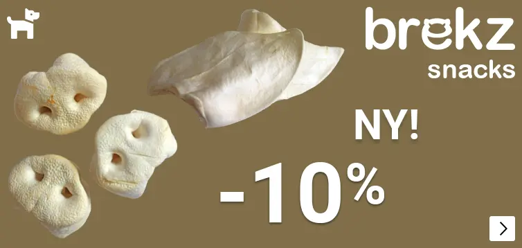 NIEUW BREKZ GEPOFTE NATUURSNACKS 10% korting DOG
