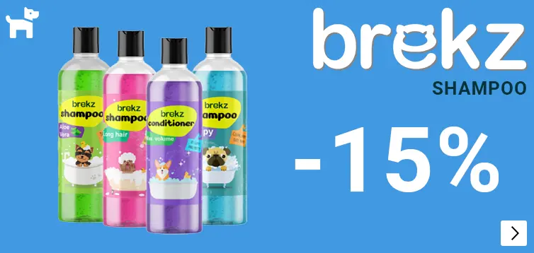BREKZ SHAMPOOS 15% korting DOG