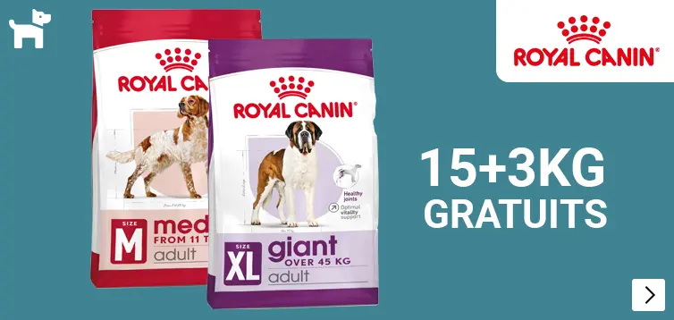 Royal Canin Bonusbags 15+3kg gratis DOG