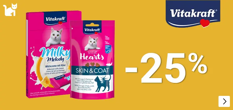 VITAKRAFT KATTENSNACKS 25% korting CAT
