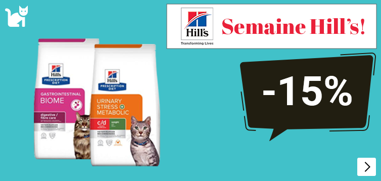 Hill's week, aanbieding 2 Prescription Diet kleine zakken kat 15% korting Let op van 14 tm 20 sep CAT