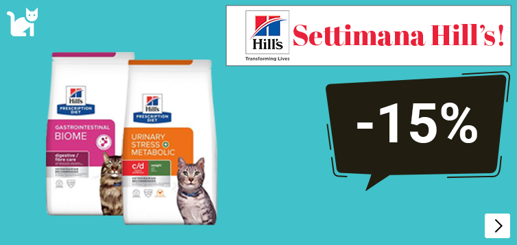 Hill's week, aanbieding 2 Prescription Diet kleine zakken kat 15% korting Let op van 14 tm 20 sep CAT