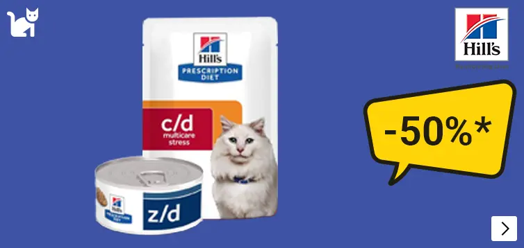 Hill's prescription Diet natvoer kat 2e halve prijs niet op enkele tray CAT