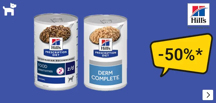 Hill's prescription Diet natvoer hond 2e halve prijs niet op enkele tray DOG