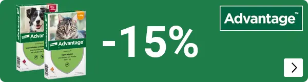 ADVANTAGE 15% korting DOG CAT