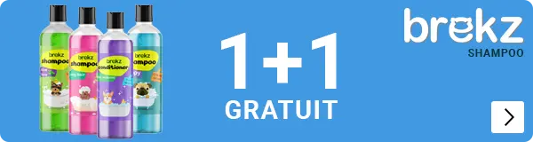 BREKZ HONDENSHAMPOO 1+1 GRATIS DOG
