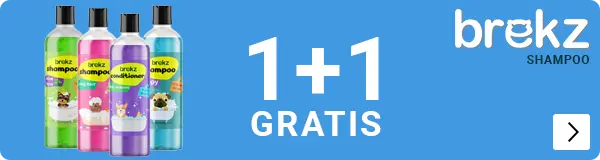 BREKZ HONDENSHAMPOO 1+1 GRATIS DOG