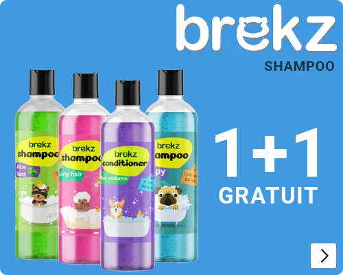 BREKZ HONDENSHAMPOO 1+1 GRATIS DOG