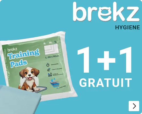 BREKZ PUPPY TRAININGSPADS 1+1 GRATIS DOG