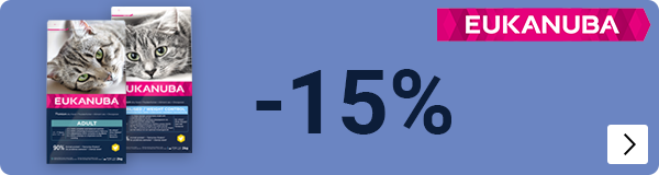Eukanuba kat 15% korting CAT