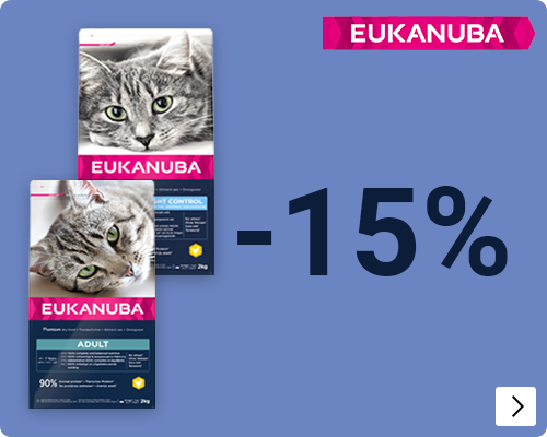 Eukanuba kat 15% korting CAT