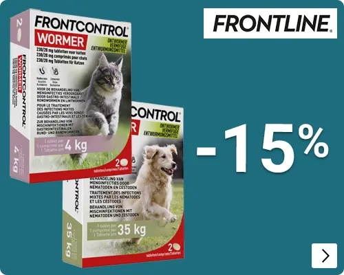 FRONTCONTROL van FrontLine 15% korting DOG CAT