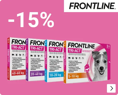 TRI-ACT van FrontLine 15% korting DOG
