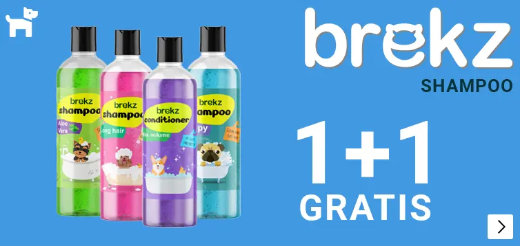 BREKZ HONDENSHAMPOO 1+1 GRATIS DOG