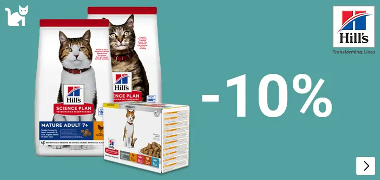 Hill's lifestage 10% korting zowel hond als kat CAT
