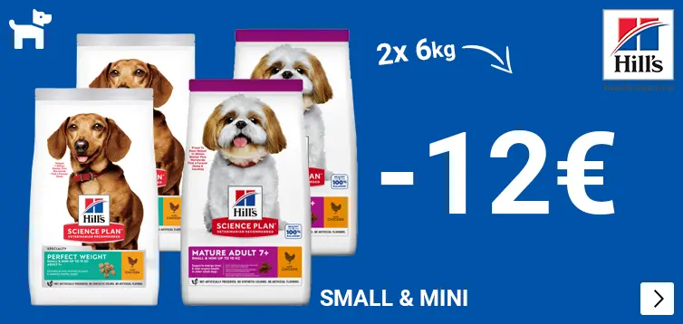Hill's hondenvoer Small&Mini multi buy €12 korting bij 2x 6kg