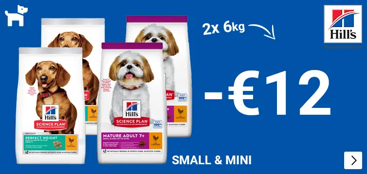 Hill's hondenvoer Small&Mini multi buy €12 korting bij 2x 6kg