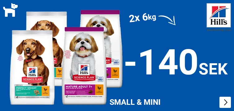 Hill's hondenvoer Small&Mini multi buy €12 korting bij 2x 6kg