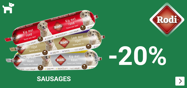 rodi worsten 20% korting