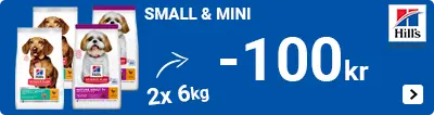 Hill's hondenvoer Small&Mini multi buy €12 korting bij 2x 6kg