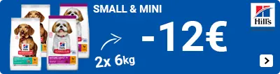 Hill's hondenvoer Small&Mini multi buy €12 korting bij 2x 6kg