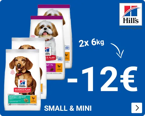 Hill's hondenvoer Small&Mini multi buy €12 korting bij 2x 6kg