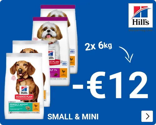 Hill's hondenvoer Small&Mini multi buy €12 korting bij 2x 6kg