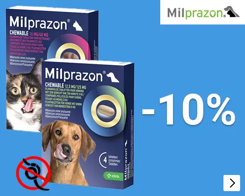 MILPRAZON 10% korting DOG CAT