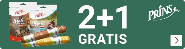 Prins treats en nature care worsten 2+1 gratis DOG