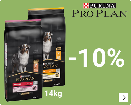 Proplan grootverpakkingen 10% ,mini gvp 20% korting DOG