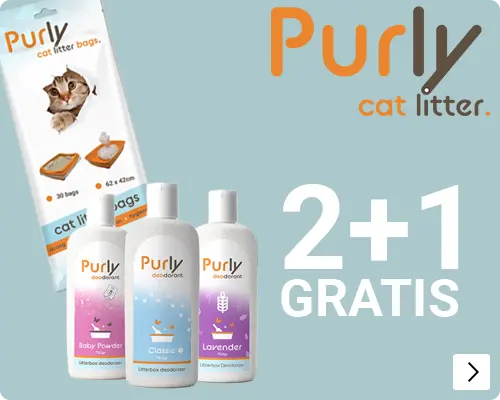 PURLY KATTENHYGIENE 2+1 GRATIS CAT
