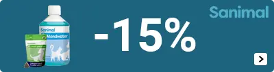 SANIMAL 15% korting DOG CAT