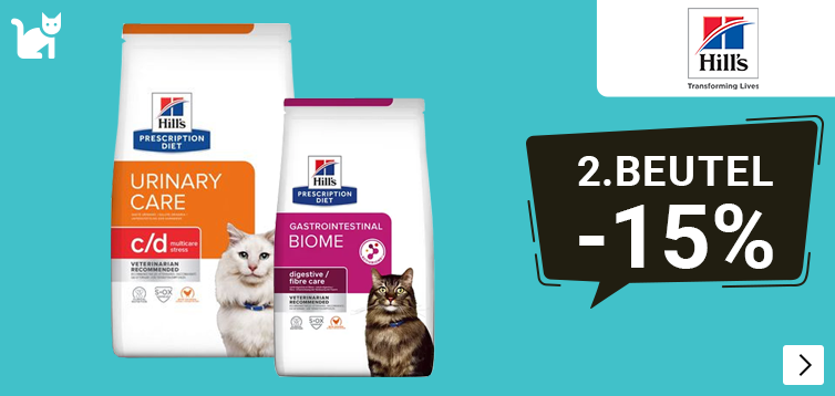 Hill's Prescription diet 2e zak 15% korting let op afwijkende termijn CAT