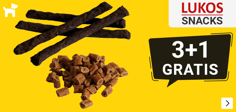 LUKOS SNACKS 3+1 gratis DOG