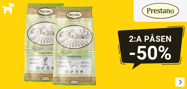 PRESTANO 2e zak halve prijs DOG