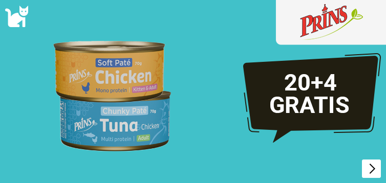 Prins pate 70gram blik 20+4 gratis CAT