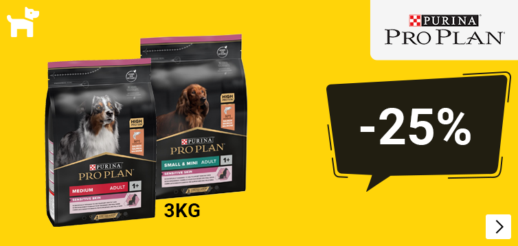 Pro plan kleinverp kond 2,5 en 3 kg 25% korting DOG